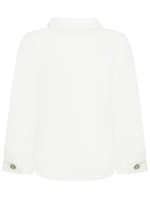 L Orso Bruno Camicia Bianca in Cotone con Colletto - Bambini | $store$