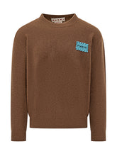 Sweater with Blue Patch Marni - EXTRA EXCLUSIVE MAN | $store$