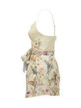 Floral Print Playsuit With Waist Bow - COLLEZIONE TEAM EC | $store$