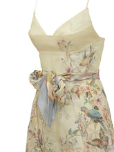 Floral Print Playsuit With Waist Bow - COLLEZIONE TEAM EC | $store$