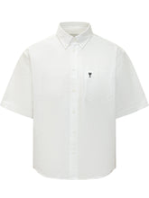 Boxy Short Sleeve Shirt with Pocket - Ami Alexandre Mattiussi | $store$