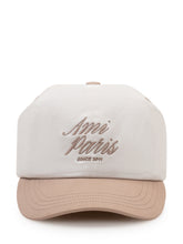 Bicolor Cap with Curved Visor and Front Embroidery - Ami Alexandre Mattiussi | $store$