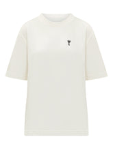 Boxy Fit T-Shirt with Logo - Ami Alexandre Mattiussi | $store$