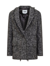 MSGM Blazer in Tweed con Frange - COLLEZIONE TEAM EC | $store$