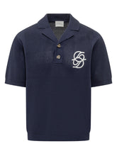 Knit Polo With Monogram - Drole De Monsieur | $store$