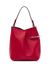Hobo Bag in Leather with Metal Detail - Givenchy | $store$