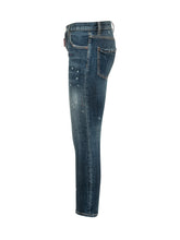 Teddy Jeans with Used Effect and Distressed Details - Dsquared2 | $store$