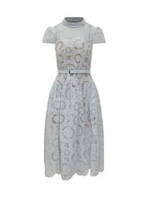 Abito Midi in Pizzo Floreale - Abbigliamento Donna | $store$