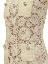 Abito Mini in Pizzo Ricamato - Abbigliamento Donna | $store$