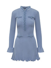 Knit Mini Dress with Trims - COLLEZIONE TEAM EC | $store$