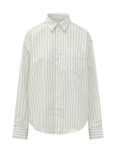 Striped Shirt with Chest Pocket - Ami Alexandre Mattiussi | $store$