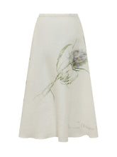 Midi Skirt with Floral Print - Alberta Ferretti | $store$
