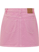 Mini Skirt with High Waist and Button - Casablanca | $store$