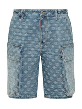 Utility Denim Shorts with Pockets - Dsquared2 | $store$