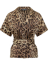 Short-Sleeve Animalier Print Shirt - Dolce & Gabbana | $store$