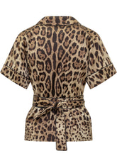 Short-Sleeve Animalier Print Shirt - Dolce & Gabbana | $store$