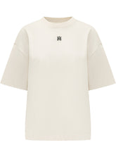 T-shirt Drop Shoulder con Logo Frontale - Abbigliamento Donna | $store$