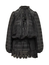 Short Embroidered Dress with Gathered Waist - EXTRA EXCLUSIVE WOMAN | $store$