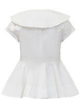 Peplum Shirt with Oversized Collar - COLLEZIONE TEAM EC | $store$