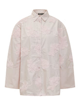 Flower Oversized Shirt - EXTRA EXCLUSIVE WOMAN | $store$