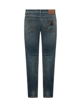 Jeans Cinque Tasche con Chiusura con Bottone - Abbigliamento Uomo | $store$