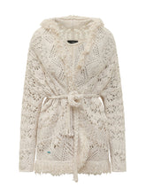 Cardigan Lagoon Romance con Cintura e Lavorazione Traforata - Abbigliamento Donna | $store$