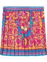 Pleated Skirt with Baroque Print - Kids | $store$