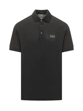 Short Sleeve Polo with Buttons and Logo - Dolce & Gabbana Essential | $store$