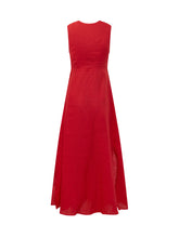Sleeveless Midi Dress with Floral Appliqués - Farm Rio | $store$