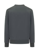 Crew-Neck Sweatshirt with Contrast Logo - Men | $store$