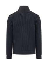 Tricot cardigan with padded front panel - EXTRA EXCLUSIVE MAN | $store$