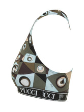 Sports Bra with Geometric Print - New Collection | $store$