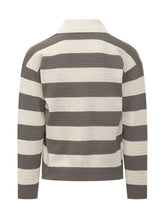 Cardigan with Collar and Striped Pattern - Ami Alexandre Mattiussi | $store$