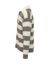 Cardigan with Collar and Striped Pattern - Ami Alexandre Mattiussi | $store$
