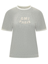 Classic Fit T-shirt with Front Logo - Ami Alexandre Mattiussi | $store$