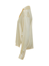 Blusa con Scollo a V e Colletto - Abbigliamento Donna | $store$