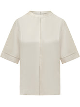 T-shirt with Lace Details - Loulou de Saison | $store$