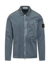 Zip-Up Overshirt with Chest Pocket - Men | $store$