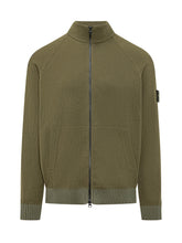 Cardigan In Maglia Verde Con Zip E Collo Alto - Abbigliamento Uomo | $store$