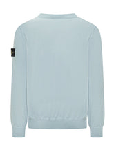 Crewneck Sweater with Sleeve Patch - Men | $store$