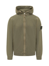 Green Cotton Zip-Up Hoodie - EXTRA EXCLUSIVE MAN | $store$