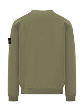 Crewneck Sweatshirt with Logo Patch - Men | $store$