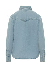 Denim Shirt with Pockets - EXTRA EXCLUSIVE WOMAN | $store$