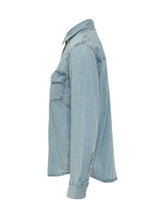 Denim Shirt with Pockets - EXTRA EXCLUSIVE WOMAN | $store$