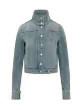 Denim Jacket with High Neck - Courreges | $store$