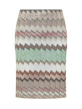 Chevron Knit Midi Skirt - EXTRA EXCLUSIVE WOMAN | $store$