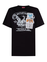 Oversize T-shirt with Graphic Print - Diesel Kids | $store$
