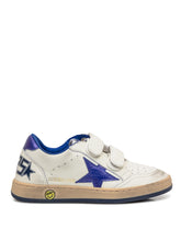 Sneakers Ballstar with Hook and Loop Closure and Star Insert - Golden Goose Kids | $store$