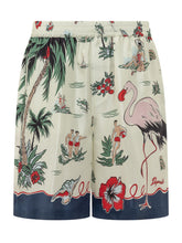 Graphic Print Bermuda with Elastic Waist - Dsquared2 | $store$
