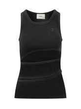 Spiral Tank Top with Cut Out and Logo - Coperni | $store$